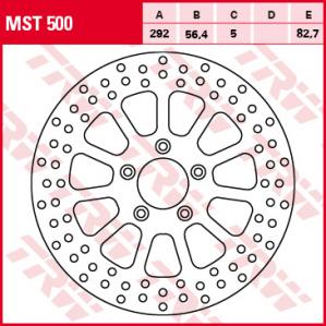 Тормозной диск MST500 