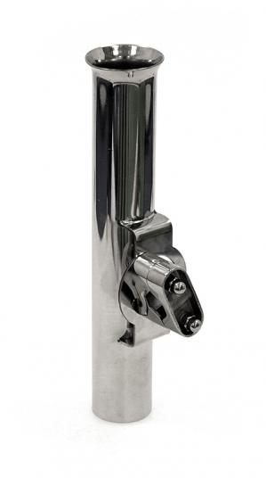 Держатель спиннинга 250х37 поворотный нерж. Диаметр леера 28-32 мм