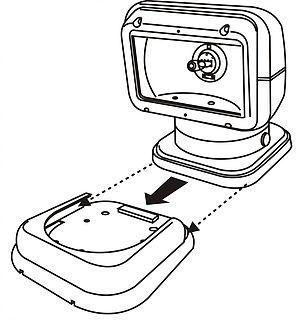 Прожектор стационарный галогеновый беспроводной пульт ДУ, серия 960