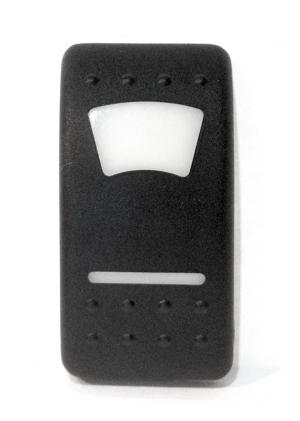 Клавиша переключателя пластиковая черная