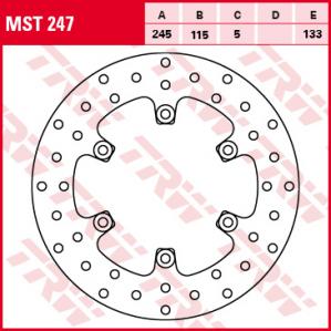 Тормозной диск MST247 