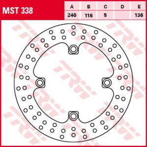 Тормозной диск MST338 